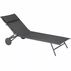 Lafuma Miami II Batyline® Duo Sonnenliege, Obsidian