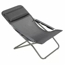 Lafuma Transabed Batyline® Iso Liegestuhl, Obsidian