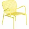 Petite Friture Week-End Lounge Stuhl, Gelb -Günstiges Stuhlgeschäft petite friture week end fatolj vit 16